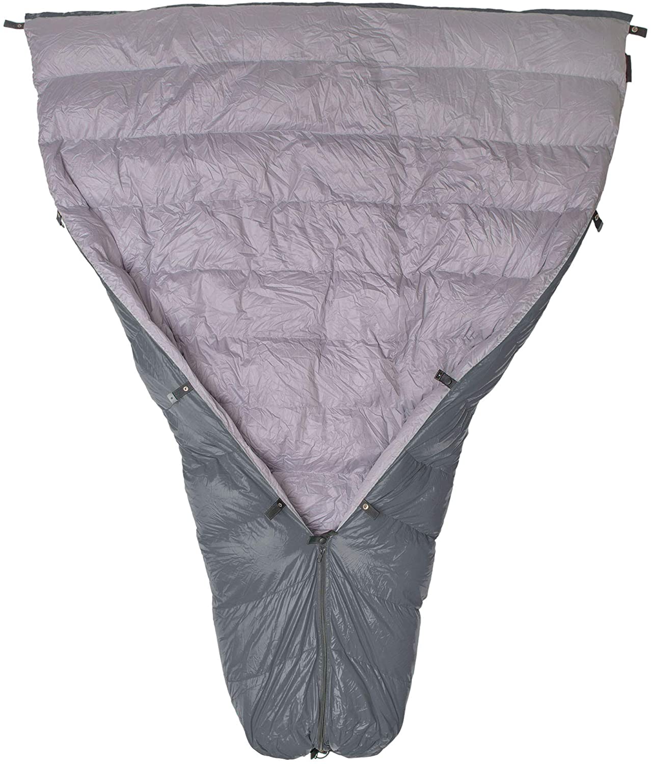 Paria Outdoor Products Thermodown 15 Degree Down Sleeping Quilt - Ultralight Cold Weather, 3 Season Quilt - Perfect for Backcountry Camping, Backpacking and Hammocks