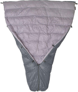 Paria Outdoor Products Thermodown 15 Degree Down Sleeping Quilt - Ultralight Cold Weather, 3 Season Quilt - Perfect for Backcountry Camping, Backpacking and Hammocks